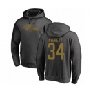 Football Baltimore Ravens #34 Anthony Averett Ash One Color Pullover Hoodie
