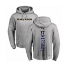Football Baltimore Ravens #37 Iman Marshall Ash Backer Pullover Hoodie