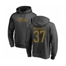 Football Baltimore Ravens #37 Iman Marshall Ash One Color Pullover Hoodie