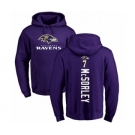 Football Baltimore Ravens #7 Trace McSorley Purple Backer Pullover Hoodie