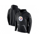 Men Pittsburgh Steelers Nike Black Champ Drive Vapor Speed Pullover Hoodie