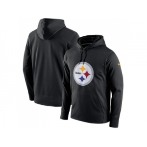 Men Pittsburgh Steelers Nike Black Circuit Logo Essential Performance Hoodie