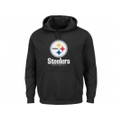 Men's Pittsburgh Steelers Black Critical Victory Pullover Hoodie