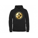 Men's Pittsburgh Steelers Pro Line Black Gold Collection Pullover Hoodie