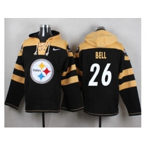 Nike Pittsburgh Steelers #26 Le'Veon Bell Black Player Pullover NFL Hoodie