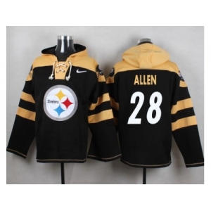 Nike Pittsburgh Steelers #28 Cortez Allen Black Player Pullover NFL Hoodie