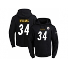 Nike Pittsburgh Steelers #34 DeAngelo Williams Black Name & Number Pullover NFL Hoodie