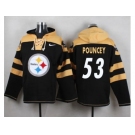Nike Pittsburgh Steelers #53 Maurkice Pouncey Black Player Pullover NFL Hoodie