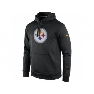 Pittsburgh Steelers Nike Black Practice Performance Pullover Hoodie