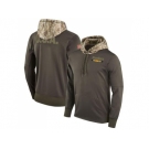 Youth Pittsburgh Steelers Nike Olive Salute to Service Sideline Therma Pullover Hoodie