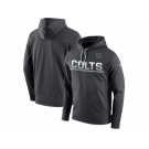 Men's Indianapolis Colts Nike Sideline Circuit Anthracite Pullover Hoodie