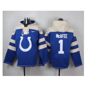 Nike Indianapolis Colts #1 Pat McAfee Royal Blue Player Pullover NFL Hoodie