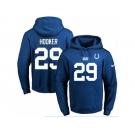 Nike Indianapolis Colts #29 Malik Hooker Royal Blue Name & Number Pullover NFL Hoodie