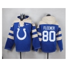 Nike Indianapolis Colts #80 Coby Fleener Royal Blue Player Pullover NFL Hoodie