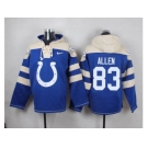 Nike Indianapolis Colts #83 Dwayne Allen Royal Blue Player Pullover NFL Hoodie