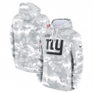 Men's New York Giants 2024 Arctic Camo Salute To Service Club Fleece Pullover Hoodie