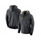 Men's New York Giants Nike Anthracite Salute to Service Player Performance Hoodie