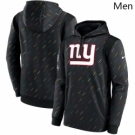 Men's New York Giants Nike Charcoal 2021 NFL Crucial Catch Therma Pullover Hoodie