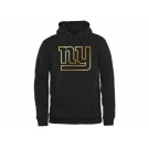 Men's New York Giants Pro Line Black Gold Collection Pullover Hoodie