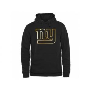 Men's New York Giants Pro Line Black Gold Collection Pullover Hoodie