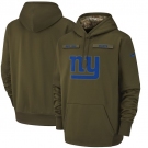 NFL Men's New York Giants Nike Olive Salute to Service Pullover Hoodie