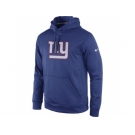 New York Giants Nike Royal Practice Performance Pullover Hoodie