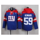 Nike New York Giants #59 Devon Kennard Royal Blue Player Pullover NFL Hoodie