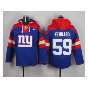 Nike New York Giants #59 Devon Kennard Royal Blue Player Pullover NFL Hoodie
