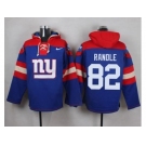 Nike New York Giants #82 Rueben Randle Royal Blue Player Pullover NFL Hoodie