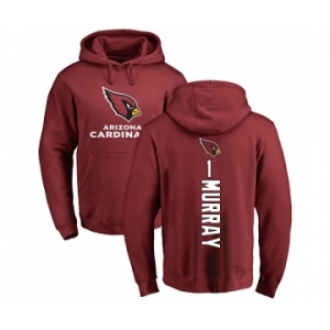 Football Arizona Cardinals #1 Kyler Murray Maroon Backer Pullover Hoodie