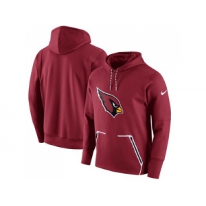 Men Arizona Cardinals Nike Cardinal Champ Drive Vapor Speed Pullover Hoodie