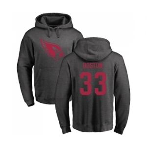 NFL Nike Arizona Cardinals #33 Tre Boston Ash One Color Pullover Hoodie