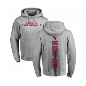 NFL Nike Arizona Cardinals #86 Ricky Seals-Jones Ash Backer Pullover Hoodie