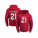 Nike Arizona Cardinals #21 Patrick Peterson Red Name & Number Pullover NFL Hoodie
