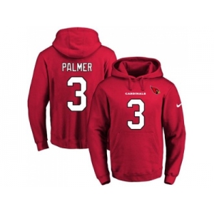 Nike Arizona Cardinals #3 Carson Palmer Red Name & Number Pullover NFL Hoodie