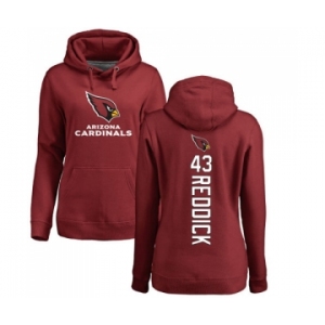 NFL Women's Nike Arizona Cardinals #43 Haason Reddick Maroon Backer Pullover Hoodie
