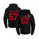 Football Men's San Francisco 49ers #57 Dre Greenlaw Black Name & Number Pullover Hoodie