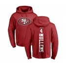 NFL Nike San Francisco 49ers #4 Nick Mullens Red Backer Pullover Hoodie