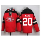 Nike San Francisco 49ers #20 Jimmie Ward Red Player Pullover NFL Hoodie
