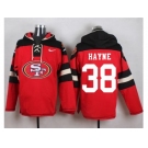 Nike San Francisco 49ers #38 Jarryd Hayne Red Player Pullover Hoodie