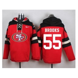 Nike San Francisco 49ers #55 Ahmad Brooks Red Player Pullover Hoodie
