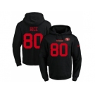 Nike San Francisco 49ers #80 Jerry Rice Black Name & Number Pullover NFL Hoodie