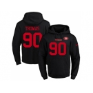 Nike San Francisco 49ers #90 Solomon Thomas Black Name & Number Pullover NFL Hoodie