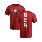 Football San Francisco 49ers #27 Adrian Colbert Red Backer T-Shirt