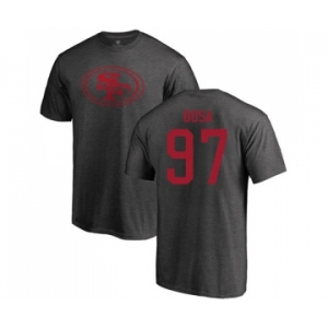 Football San Francisco 49ers #97 Nick Bosa Ash One Color T-Shirt