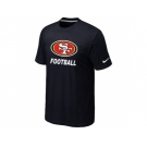 Men's San Francisco 49ersFacility T-Shirt Black