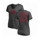 Football Women's San Francisco 49ers #57 Dre Greenlaw Ash One Color T-Shirt