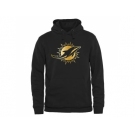 Men's Miami Dolphins Pro Line Black Gold Collection Pullover Hoodie