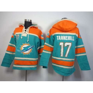 nike nfl jerseys miami dolphins #17 tannehill orange-green[pullover hooded sweatshirt]