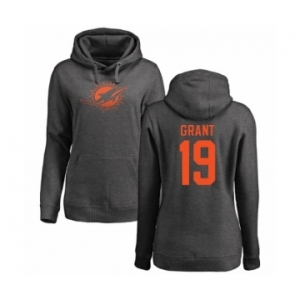 NFL Women's Nike Miami Dolphins #19 Jakeem Grant Ash One Color Pullover Hoodie